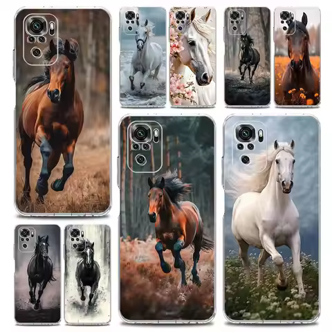 Phone Case For Xiaomi Redmi Note 14 13 12 4G 9S 9 10 11 Pro Plus 5G 14C 13C 12C 10C 9A TPU Cover Bla