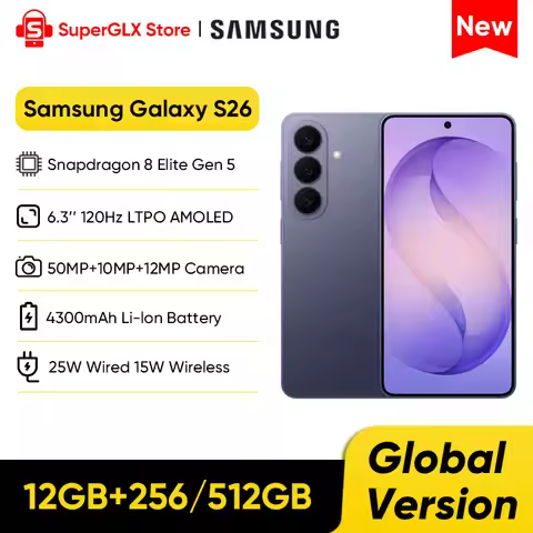 2026 New Samsung Galaxy S26 5G Smartphone Snapdragon 8 Elite Gen 5 6.3 "Dynamic 120Hz AMOLED 2X Scre
