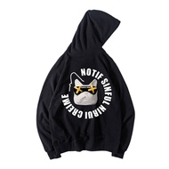 Veidoo baju hoodie M-8XL EUROPE fashion brand fashion puppy printing men&women Oversized baggy hood