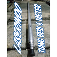 Tiang Antena 6mtr Galvanis / CCTV Wifi - Tiang Antena - Bendara Multi Fungsi u/ Perumahan Perkant