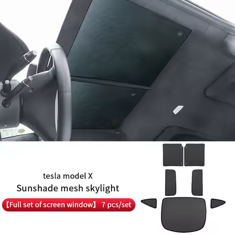 for tesla model x sunshade2023~2024 tesla model x Skylight curtain accessories tesla 2023+ model x t
