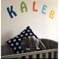 Wooden A-Z Letters Height 10 Cm.mummy 3-4 Mm Thick Can Choose Color Stick To The Bedroom Children Ch