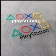 PlayStation PS Clear Vinyi Sticker with symbols (SG Free Singpost Mailing)