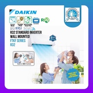 [READY STOCK] (WIFI) DAIKIN 1.0/1.5/2.0/2.5HP R32 FTKF Standard Inverter Wall Mounted (Free Gift Daikin Uniform)