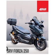 GIVI TOP BOX CASE MONORACK HEAVY DUTY FOR HONDA FORZA/NSS 250 WITH STOPLIGHT.