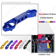 D1-SPEC 19Cm Nẹp Buộc Pin Xe Hơi Bằng Nhôm Giá Đỡ Chốt Pin Hợp Kim Cho Honda Civic