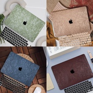 Relief flower Leather Case with keyboard cover for Macbook Air M3 A3113 Air 15 M2 A2941 A2681 No fin
