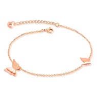 < 316 Shop > [XE38] (Fashion Titanium Steel Anklet-Beautiful Fashion Butterfly Anklet/Titanium Ankle