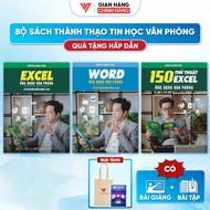 Combo 3 Sách Excel Word 150 Thủ Thuật ĐÀO TẠO TIN HỌC Ứng Dụng Văn Phòng Kèm Theo Khóa Học Online