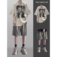 men t shirt t shirt for men Trendy men's vintage 1 set with short sleeve T-shirt