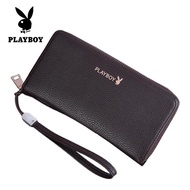 PLAYBOY Fashion Men's Long Wallet Zipper Large-capacity Wallet Phone Bag Free Shipping