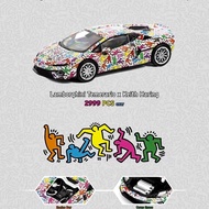 TH 1/64 Lamborghini Temerario Graffiti Edition Alloy Diecast Car Model Toy Birthday Gift
