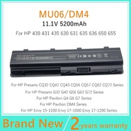 New Laptop battery for HP/Compaq DM4 DM4T MU06 HSTNN-UBOW G32 G42 G42t G56 G62 G72 g4 g6 g7 CQ32 CQ4