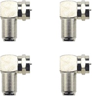 Hao Pro F Type Coaxial Angle Connector 90 Degree Less Conspicuous Transmit Correctly Protect Mountin