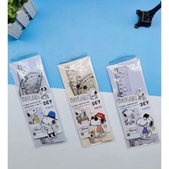 Student ruler eke set with cute carrying bag (1 set of 4 rulers)