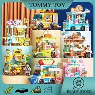 🔥READY STOCK🔥16 Style Mini City Street View Building Blocks McDonald’s House Model Building Blocks C