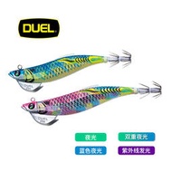 【促銷】日本杜爾樂DUEL進口仿真木蝦3號3.5號雙重夜光紫外線魷魚路亞假餌