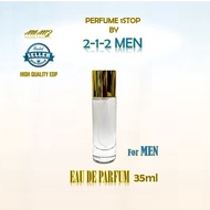 PERFUME 2/1/2 MEN C. H'RERA 35ML (HIGH QUALITY EDP) MINYAK WANGI EAU DE PARFUM