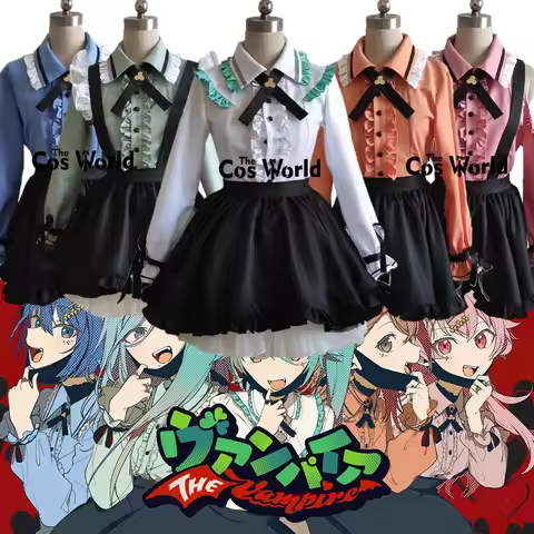 PJSK MORE MORE JUMP Vampire Miku Kiritani Haruka Hinomori Shizuku Anime Customize Cosplay Costumes