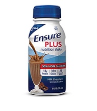 [USA]_Europe Standard Ensure Plus Creamy Milk Chocolate Shake (8 oz. bottle, 24 pk.)