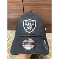 NE 9 Twenty Black Raiders Baseball Cap Strapback Adjustable