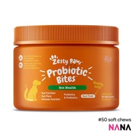 Zesty Paws Probiotic Bites - Pumpkin Flavor 50 Soft Chews