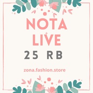 LIVE NOTE 25 thousand