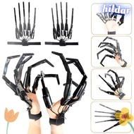 HILDAR 1PC Halloween Articulated Finger, Scarry Fake Fingers Skeleton Hands Finger Glove, Horror Gho
