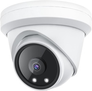 Real HD 4K 8MP 155° Wide Angle PoE IP Camera Outdoor 2.1mm Lens, 98ft Night Vision, Built in Mic, H.