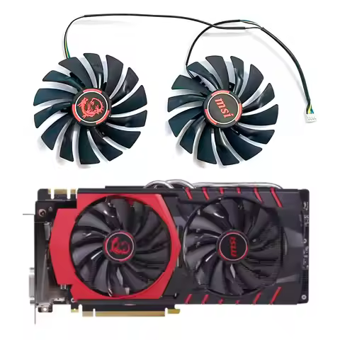 Suitable for MSI Radeon R9380 390 R7 370 RX470 Graphics Card Replacement Fan 95mm 4PIN PLD10010S12HH