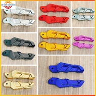 [ Real Photo ] Lead 4Val / Lead 125 CNC Aluminum rear footrest set >>> Product as shown, installed l
