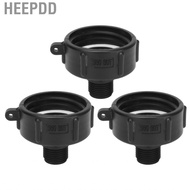HEEPDD Walfront 3Pcs IBC Connector Replacement G3/4 Male Thread ABS Plastic Drain Faucet Adapter Gar