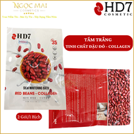 Kem Tắm Trắng Chiết Xuất Đậu Đỏ Và Collagen HD7 Cosmetic (175g) Chính Hãng Trắng Da Tại Nhà