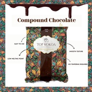 TOP KOKOA GOURMET SELECTION COMPOUND CHOCOLATE COINS (DARK/ MILK) 1KG