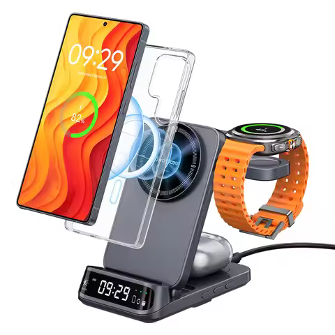 SwanScout 708SM Magnetic Wireless Charging Station for Samsung S25 Ultra S24 Plus S23 for Galaxy Wat