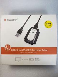 SATA IDE 2.5" 3.5" 新舊款硬碟 SSD  轉 USB 轉換器 USB 2.0 to SATA IDE Converter Cable