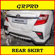 🔥Ready Stock🔥 PERODUA BEZZA 2020 GU Design Rear Skirt/Rear Bodykit