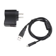 Bộ Sạc Chuyển Đổi USB AC/DC + Dây PC DMC-SZ10 K Cho Panasonic Lumix Nikon - 8pin A