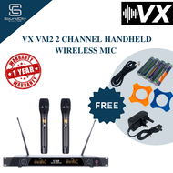 VX VM2 2 Channel Handheld Wireless Mic Karaoke Wireless Mic