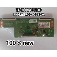 TCON T CON LOGIC Board v15 FHD P/n : 6870c-0532A tv LED TOSHIBA 43L5650vj Tcon Board Timming control
