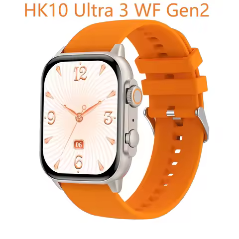HK10 Ultra 3 WF Gen 2- WiFi Smart Watch 2GB Always-on Display AMOLED Fitness Tracker Bluetooth Call 