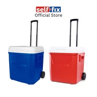 Igloo Laguna Ice Cooler Box 60 Quarts with Roller (56L)(Blue/Red)
