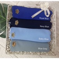 Shawl Chiffon lembut Plain panjang 2m