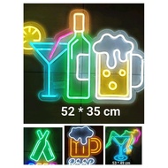 LED neon flex Sign Bar Beer