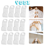 Set of 50 Multi-Purpose Plastic Clothes Hangers to Save Wardrobe Space, Floor-Connected Clothes Hang