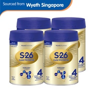 [Bundle of 4] Wyeth S-26 Gold Promise Stage 4 Growing Up Milk Formula 900g