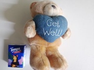 Forever Friends 熊仔公仔  Get Well 心心