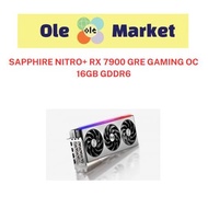 SAPPHIRE NITRO+ RX 7900 GRE GAMING OC 16GB GDDR6