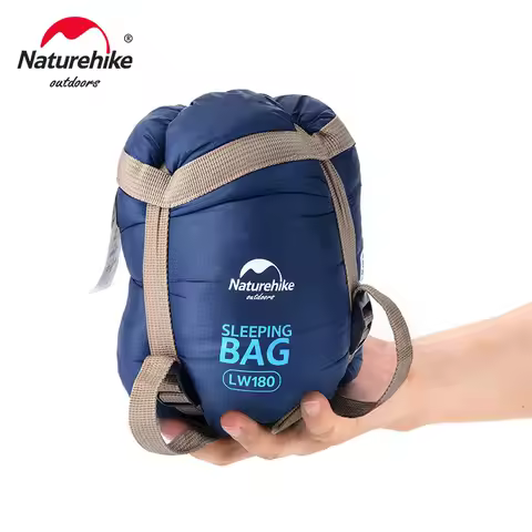 Naturehike LW180 Sleeping Bag Ultralight Cotton Sleeping Bag Spring Summer Sleeping Bag Outdoor Hiki