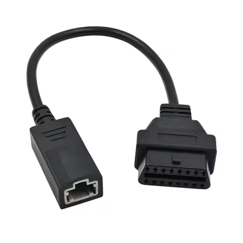 For Honda 3pin Male to Female OBD2 16pin Cable for Honda Car Scanner OBD OBDII Adapter 3 pin to 16 p